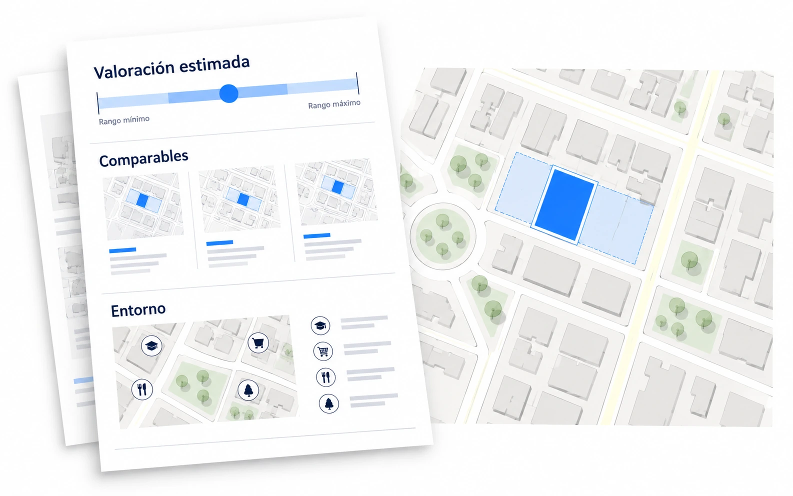 Inmoba Score: valoración estimada, comparables y contexto de una propiedad